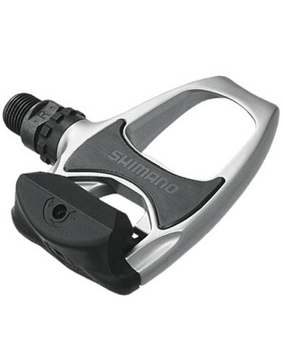 Педалі Shimano PD-R540 SPD-SL шосейні сріблястий