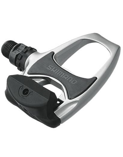 Педалі Shimano PD-R540 SPD-SL шосейні сріблястий