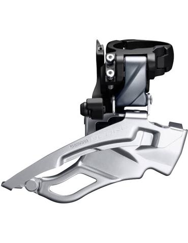 Перемикач передній FD-T6000-H, DEORE 3X10, для 44/48, HIGH CLAMP, DOWN-SWING, DUAL-PULL хомут, срібл