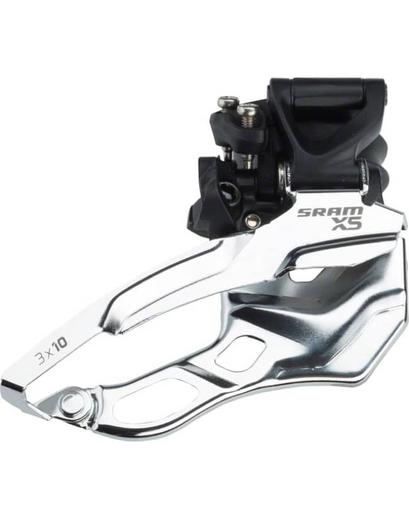 Перемикач передній SRAM X5 3x10 швидкостей нижній хомут 31.8/34.9мм Dual Pull