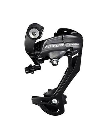 Перемикач задній Shimano Altus RD-M370-L 9 швидкостей довгий важіль чорний