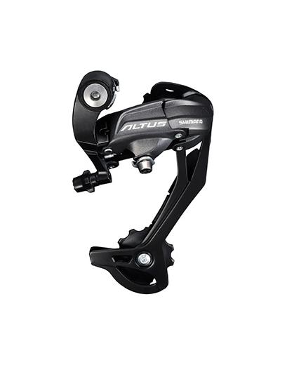 Перемикач задній Shimano Altus RD-M370-L 9 швидкостей довгий важіль чорний