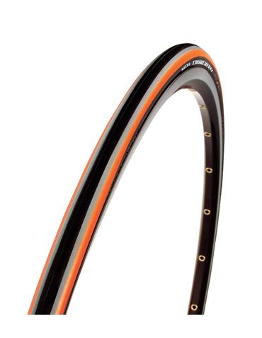 Покришка Maxxis Courchevel. 700x23c. складана 3С чорно-сіро-помаранчева