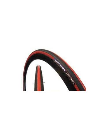 Покришка Michelin LITHION2 700x23C Folding чорний/червоний