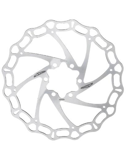 Ротор Alligator Crown 160 мм під 6 болтів сріблястий