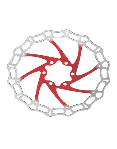 Ротор Alligator Crown 180 мм 6 болтів червоний