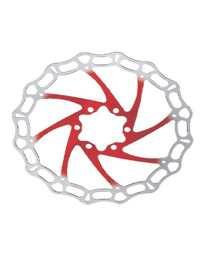 Ротор Alligator Crown 180 мм 6 болтів червоний