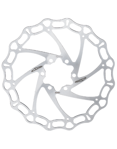 Ротор Alligator Crown 180 мм 6 болтів сріблястий