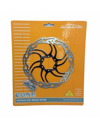 Ротор Alligator Motion 160 мм 6 болтів чорний