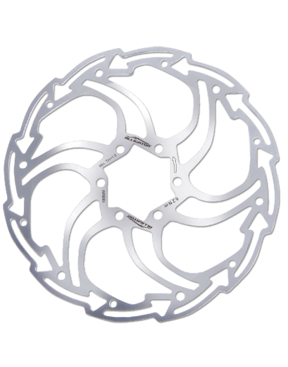 Ротор Alligator Motion 203 мм 6 болтів сріблястий