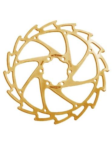 Ротор Alligator Serration 160 мм 6 болтів (Titanium coated)