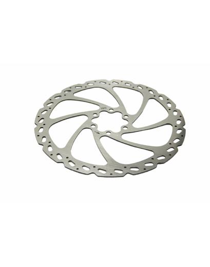 Ротор CSC Spike 160 мм під 6 болтів сріблястий з болтами