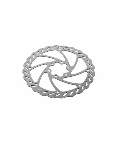 Ротор CSC Wave 160 мм під 6 болтів сріблястий з болтами