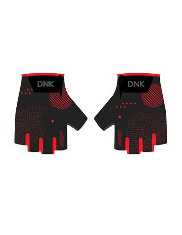 Рукавички DNK Hand, поролонові подушечки, колір червоний/чорний розмір L