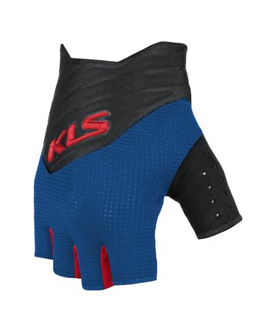 Рукавички короткий палець KLS Cutout синій XL