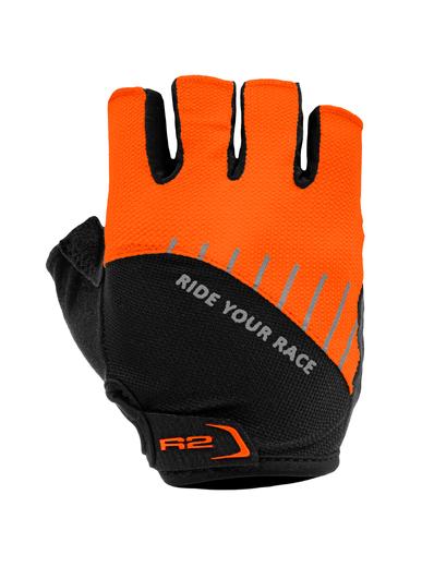 Рукавички R2 Hoppy колір чорний, помаранчевий розмір 14 років