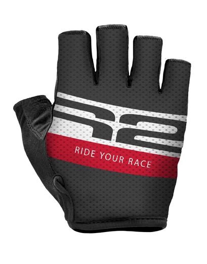 Рукавички R2 Ride чорний, білий, червоний XL