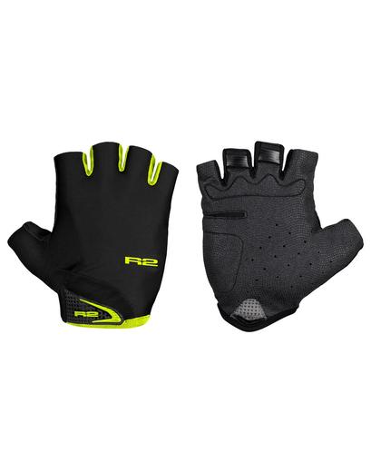 Рукавички R2 Riley чорний/лайм S