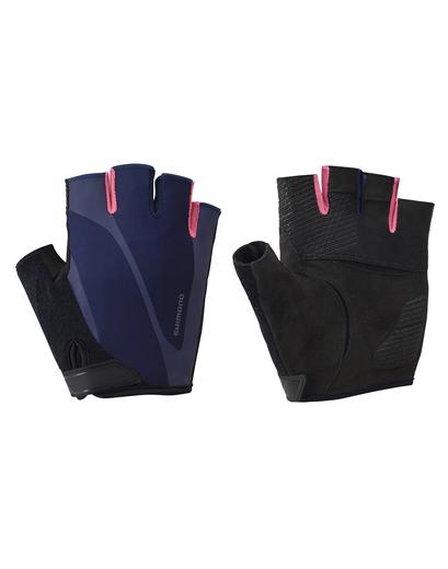 Рукавички Shimano Classic синій/рожевий XL
