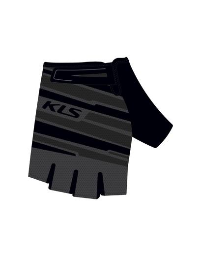 Рукавички з короткими пальцями KLS Factor 2022 чорний XS