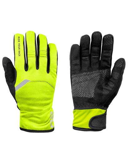 Рукавички зимові R2 Storm неоновий жовтий L