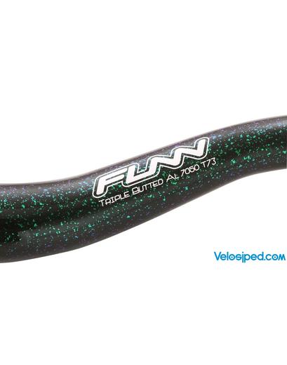 Руль FUNN Kratos Bob Chameleon 31.8 / 785 мм підйом 15 мм хамелеон зелений/синій