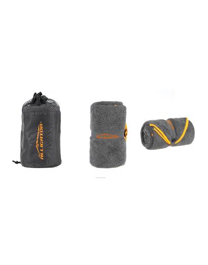 Рушник з мікрофібри Alligator Wipe сіро-помаранчевий