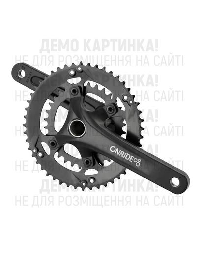 Шатуни ONRIDE Duet Pro 1130, під Hollowtech, 170 мм, 48-32Т BCD: 110/80 мм, на 10/11 шв., чорний