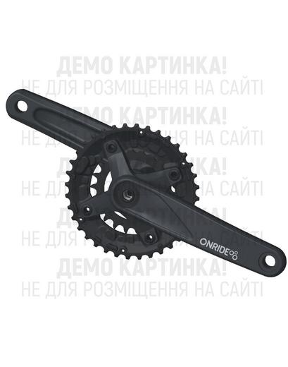 Шатуни ONRIDE Duet Pro 1160, під Hollowtech, 170 мм, 36-22Т BCD: 104/64 мм, на 9/10/11 шв., чорний