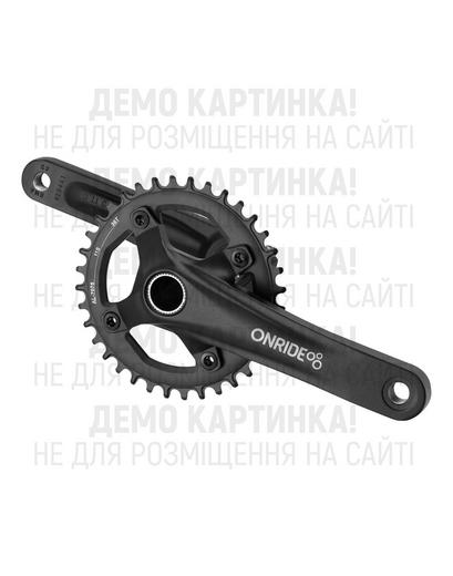 Шатуни ONRIDE Solo Pro 1115, під Hollowtech, 170 мм, 36Т BCD: 104 мм, на 9/10/11 шв., чорний