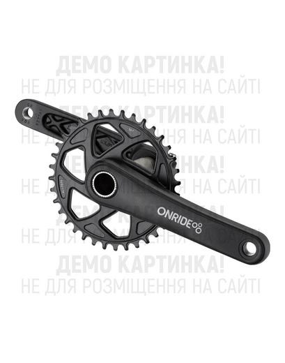 Шатуни ONRIDE Solo Pro 1120, під Hollowtech, 170 мм, 34Т, на 11 шв., чорний