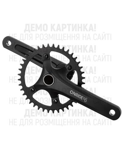 Шатуни ONRIDE Solo Pro 1150, під Hollowtech, 170 мм, 40Т BCD: 110 мм, на 9/10/11 шв., чорний