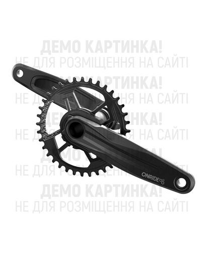 Шатуни ONRIDE Solo Pro 1210, під Hollowtech, 170 мм, 34Т, на 11/12 шв., чорний