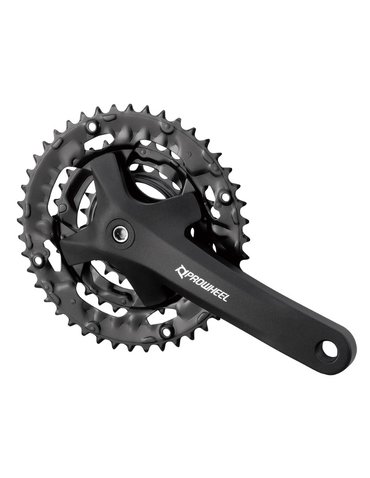 Шатуни PROWHEEL MPE-401, під квадрат, 170мм, 22-32-44Т, з захистом, чорний