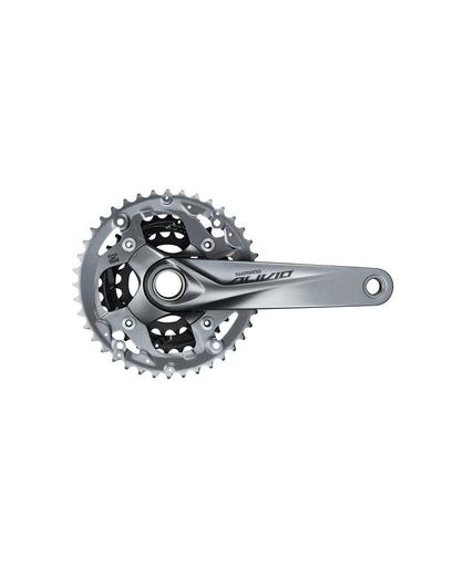 Шатуни Shimano Alivio FC-M4050 Hollowtech II 175мм 9 швидкостей 40x30x22 без каретки