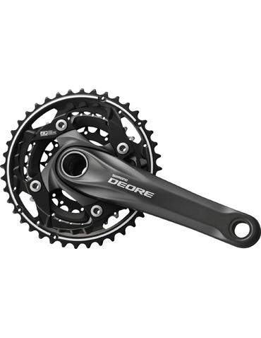 Шатуни Shimano Deore FC-M612 Hollowtech II 175мм 40x30x22 +компоненти каретки BSA чорний
