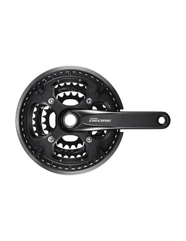 Шатуни Shimano Deore FC-T6010 інтегрована вісь 175мм 48x36x26 без компонентів каретки чорний