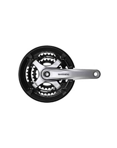 Шатуни Shimano Tourney FC-TY701 170мм 42X34X24 з захистом сірий