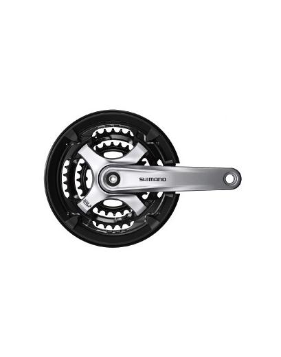 Шатуни Shimano Tourney FC-TY701 170мм 42X34X24 з захистом сірий