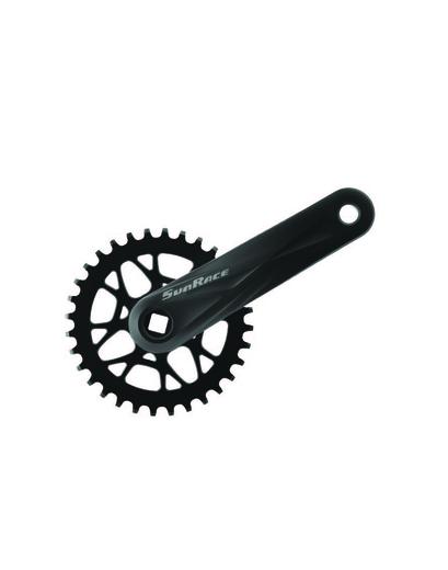 Шатуни SunRace FCM53U під квадрат, 170 мм, 32T, на 11/10/9шв., чорний