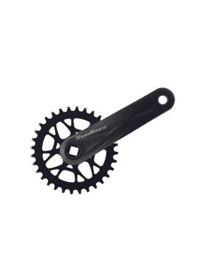 Шатуни SunRace FCM53U під квадрат, 170 мм, 32T, на 11/10/9шв., чорний