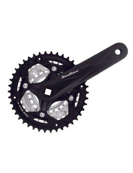 Шатуни Sr Suntour Duro 32\22T 175mm 18 speed захист полікарбонат Hexon