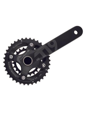 Шатуни SunRace FCM966 Hollowtech (вісь 24мм), 175 мм, 36-22T, 104/64BCD, алюмінієва зірка, на 9шв.
