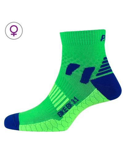 Шкарпетки жіночі P.A.C. BK 3.1 Bike Cool Women зелений/синій 35-37