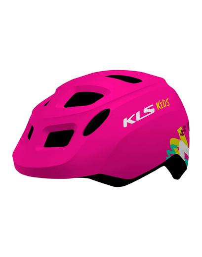 Шолом дитячий KLS Zigzag 2022 рожевий XS (45-49cм)