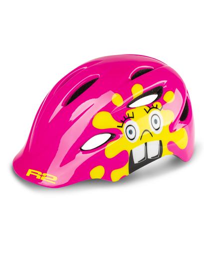 Шолом дитячий R2 DUCKY рожевий/жовтий глянцевий XS (48-54 см)