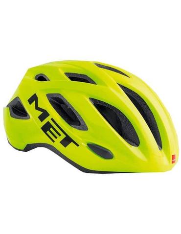 Шолом MET  CE FLUO YELLOW BLACK | GLOSSY M 52-59cm
