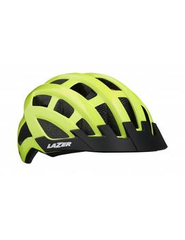 Шолом Lazer Compact DXL матовий чорний Unisize (54-61см) з блимавкою