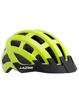 Шолом Lazer Compact DXL неоновий жовтий Unisize (54-61см) з блимавкою