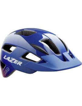 Шолом LAZER Gekko підлітковий, синьо-жовтий